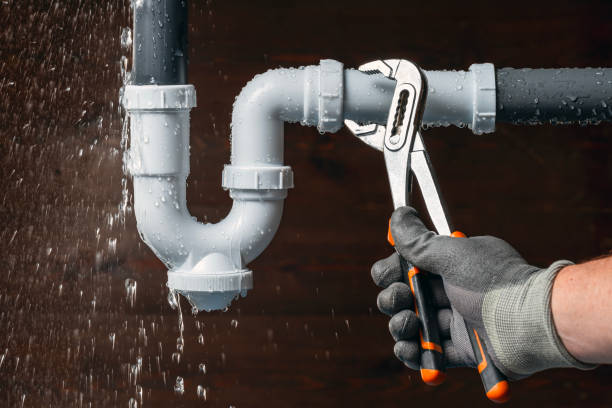 Professional Sewer Line Repair technician working in Morehead City, NC